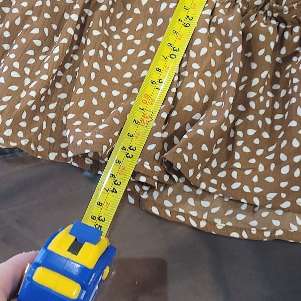 𝅺womens Summer Ruffle Sleeve Sweetheart Neckline Printing Dress Mini Dress - Picture 12 of 12